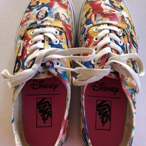 VANS DISNEY Princess Lace Up Sneakers Size 6.5 - Picture 8 of 8